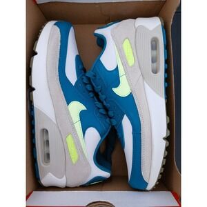 Nike Kids Sneakers Blue and Neon Yellow